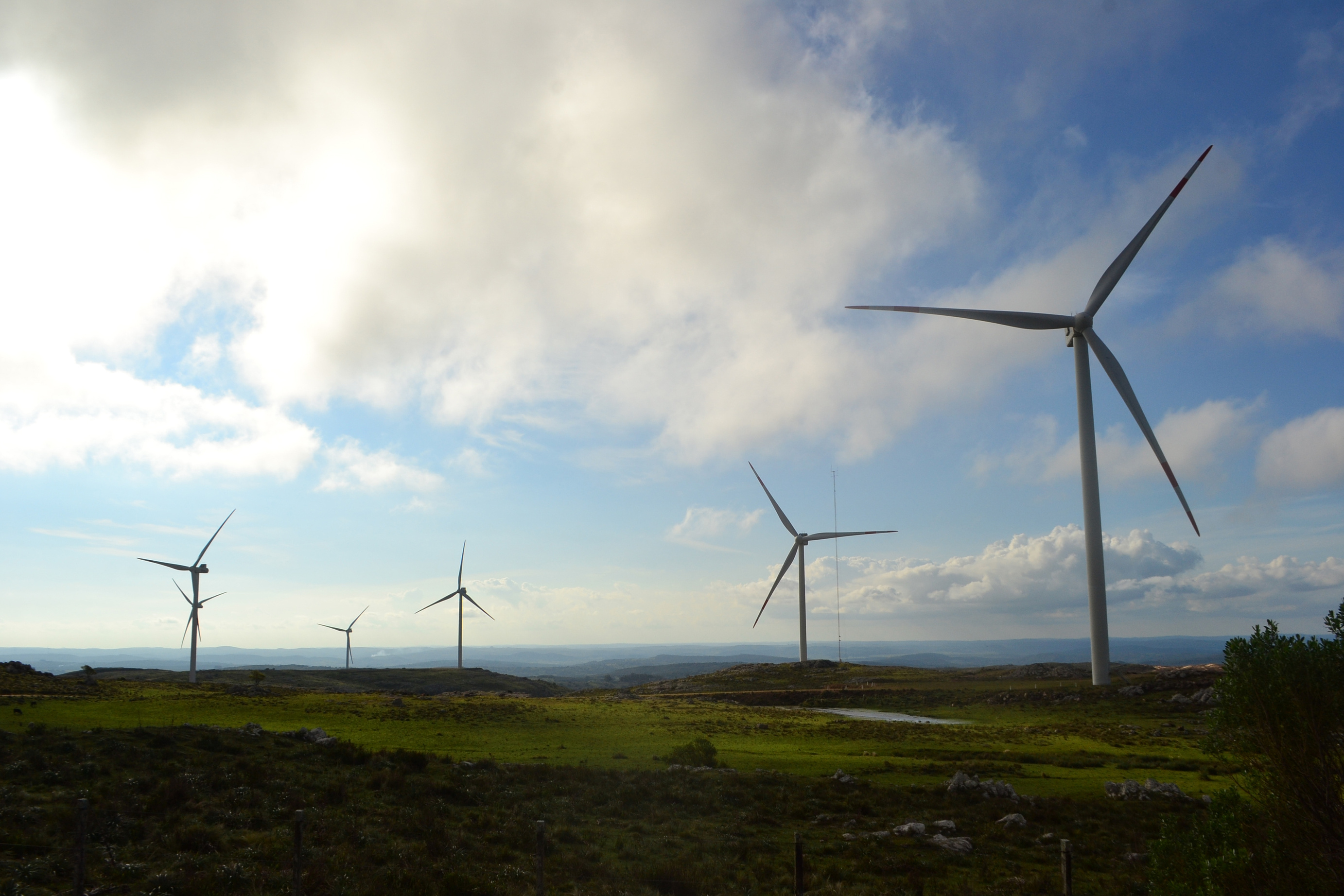 Windmills in the mountains